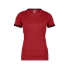 T-shirt de travail femme manches courtes anti-UV UPF 50+ Rouge/noir – Dassy Nexus Women