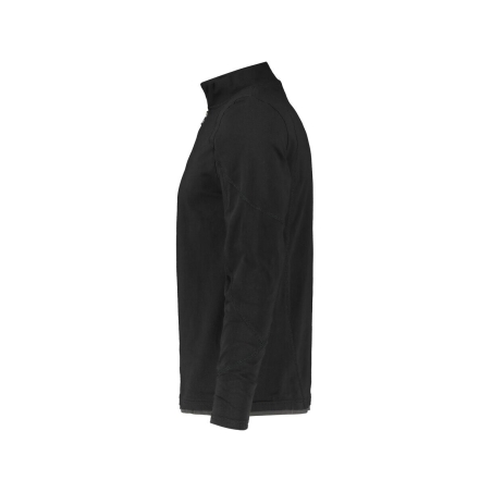T-shirt manches longues col rond stretch coton élasthanne Noir/gris anthracite – Dassy Sonic