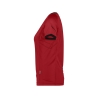 T-shirt de travail femme manches courtes anti-UV UPF 50+ Rouge/noir – Dassy Nexus Women