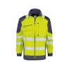 Veste de travail haute visibilité multipoches classe 3 Jaune fluo/marine – Dassy Orlando
