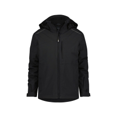 Veste hiver imperméable stretch grand froid capuche amovible Noir – Dassy Nordix