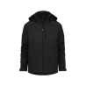 Veste hiver imperméable stretch grand froid capuche amovible Noir – Dassy Nordix