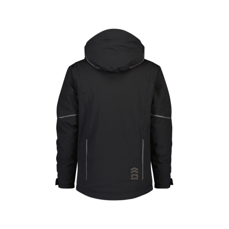 Veste hiver imperméable stretch grand froid capuche amovible Noir – Dassy Nordix