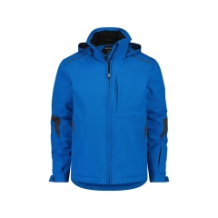 Veste hiver imperméable stretch grand froid capuche amovible Bleu – Dassy Nordix