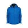 Veste hiver imperméable stretch grand froid capuche amovible Bleu – Dassy Nordix
