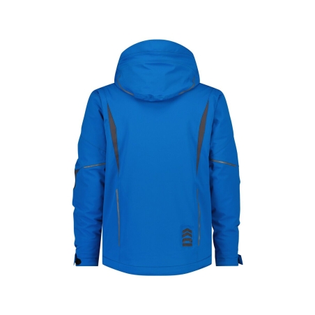 Veste hiver imperméable stretch grand froid capuche amovible Bleu – Dassy Nordix