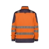 Veste de travail haute visibilité multipoches classe 3 Orange fluo/marine – Dassy Orlando
