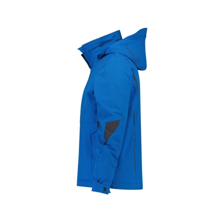 Veste hiver imperméable stretch grand froid capuche amovible Bleu – Dassy Nordix