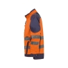 Veste de travail haute visibilité multipoches classe 3 Orange fluo/marine – Dassy Orlando