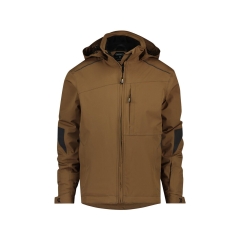 Veste hiver imperméable stretch grand froid capuche amovible Camel – Dassy Nordix