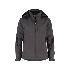 Veste hiver imperméable stretch grand froid capuche amovible Gris – Dassy Nordix Women