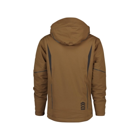 Veste hiver imperméable stretch grand froid capuche amovible Camel – Dassy Nordix