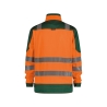 Veste de travail haute visibilité multipoches classe 3 Orange fluo/vert – Dassy Orlando