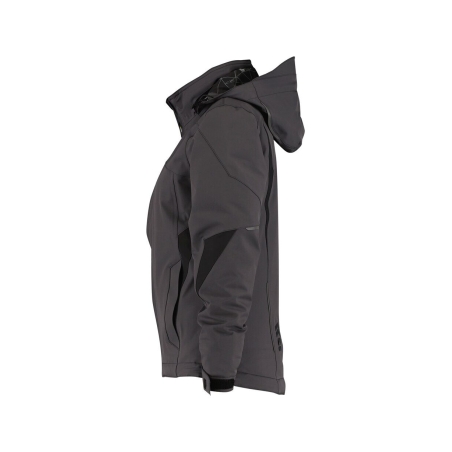 Veste hiver imperméable stretch grand froid capuche amovible Gris – Dassy Nordix Women