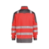 Veste de travail haute visibilité multipoches classe 3 Rouge fluo/gris ciment – Dassy Orlando