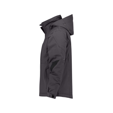 Veste hiver imperméable stretch grand froid capuche amovible Gris – Dassy Nordix