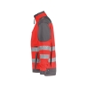 Veste de travail haute visibilité multipoches classe 3 Rouge fluo/gris ciment – Dassy Orlando
