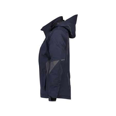 Veste hiver imperméable stretch grand froid capuche amovible Marine – Dassy Nordix Women