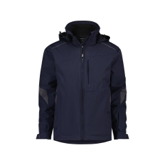 Veste hiver imperméable stretch grand froid capuche amovible Marine – Dassy Nordix
