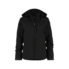 Veste hiver imperméable stretch grand froid capuche amovible Noir – Dassy Nordix Women