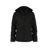 Veste hiver imperméable stretch grand froid capuche amovible Noir – Dassy Nordix Women