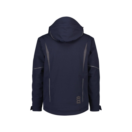 Veste hiver imperméable stretch grand froid capuche amovible Marine – Dassy Nordix