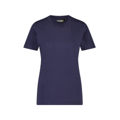 T-shirt de travail femme manches courtes col rond coton Marine – Dassy Oscar Women