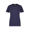 T-shirt de travail femme manches courtes col rond coton Marine – Dassy Oscar Women