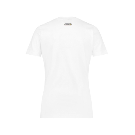 T-shirt de travail femme manches courtes col rond coton Blanc – Dassy Oscar Women
