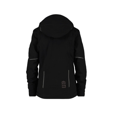 Veste hiver imperméable stretch grand froid capuche amovible Noir – Dassy Nordix Women