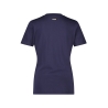 T-shirt de travail femme manches courtes col rond coton Marine – Dassy Oscar Women
