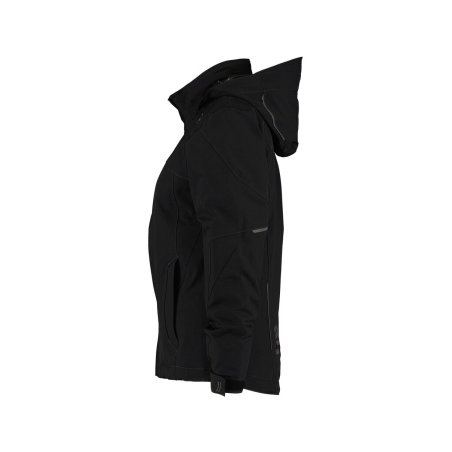 Veste hiver imperméable stretch grand froid capuche amovible Noir – Dassy Nordix Women