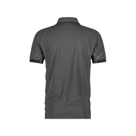 Polo de travail piqué respirant anti-UV UPF 50+ séchage rapide Gris/noir – Dassy Traxion Next