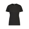 T-shirt de travail femme manches courtes col rond coton Noir – Dassy Oscar Women