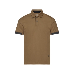 Polo de travail piqué respirant anti-UV UPF 50+ séchage rapide Camel/gris – Dassy Traxion Next