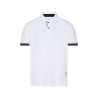 Polo de travail piqué respirant anti-UV UPF 50+ séchage rapide Blanc/gris – Dassy Traxion Next
