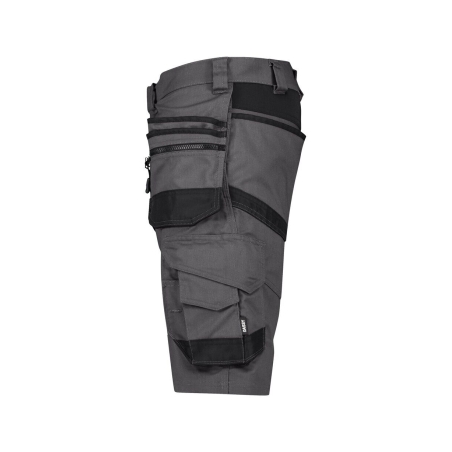 Bermuda de travail stretch multipoches Cordura Gris/noir – Dassy Trix Next