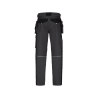 Pantalon de travail multipoches avec genouillères ajustables Gris/noir – Dassy Rossi