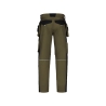 Pantalon de travail multipoches avec genouillères ajustables Kaki/noir – Dassy Rossi