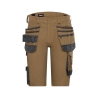 Bermuda de travail stretch multipoches Cordura Camel/gris – Dassy Trix Next