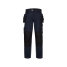 Pantalon de travail multipoches avec genouillères ajustables Marine/noir – Dassy Rossi