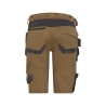 Bermuda de travail stretch multipoches Cordura Camel/gris – Dassy Trix Next