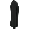 Sweat-shirt col rond noir 280 g/m² unisexe Kariban – vue 3