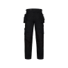 Pantalon de travail multipoches avec genouillères ajustables Noir – Dassy Rossi