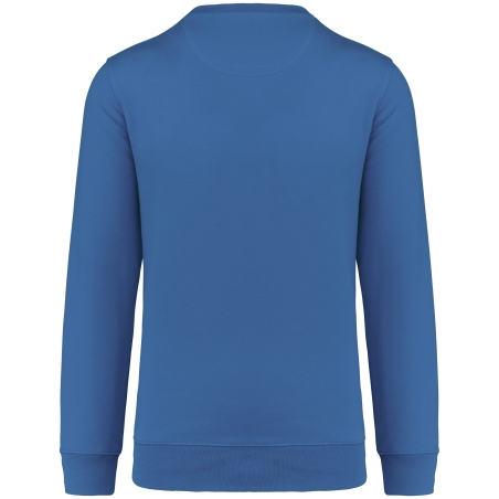 Sweat-shirt col rond bleu unisexe 280 g/m² Kariban – vue 2