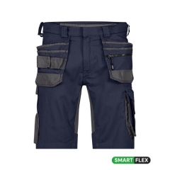 Bermuda de travail stretch multipoches Cordura Marine/gris – Dassy Trix Next