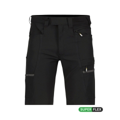 Short de travail stretch multipoches slim fit Noir – Dassy Sparx