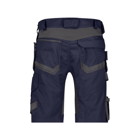Bermuda de travail stretch multipoches Cordura Marine/gris – Dassy Trix Next