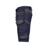 Bermuda de travail stretch multipoches Cordura Marine/gris – Dassy Trix Next