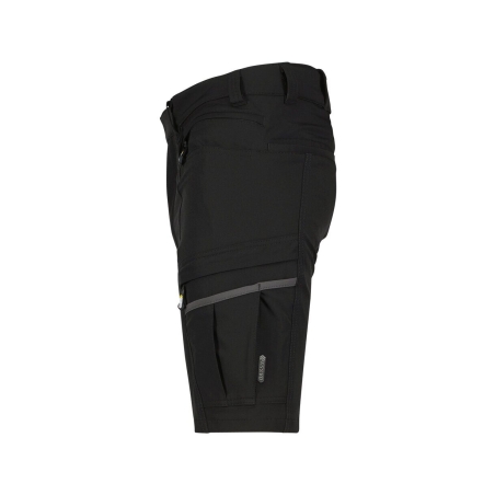 Short de travail stretch multipoches slim fit Noir – Dassy Sparx